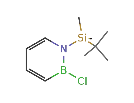 Molecular Structure of 1138164-75-6 (1-(tert-butyldimethylsilyl)-2-chloro-1,2-dihydro-1,2-azaborinine)