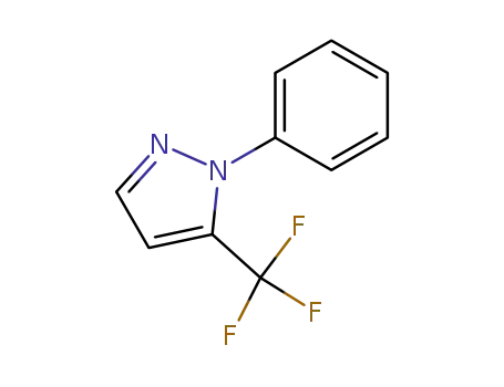 Molecular Structure of 333363-79-4 (5-(TRIFLUOROMETHYL)-1-PHENYL-1H-PYRAZOLE)