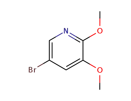 Molecular Structure of 52605-98-8 (5-Bromo-2,3-dimethoxypyridine)