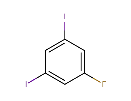 Molecular Structure of 123629-53-8 (1,3-DIIODO-5-FLUOROBENZENE)