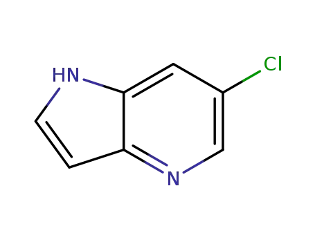Molecular Structure of 1021339-19-4 (6-Chloro-1H-pyrrolo[3,2-b]pyridine)