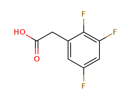 Molecular Structure of 132992-28-0 (2,3,5-TRIFLUOROPHENYLACETIC ACID)