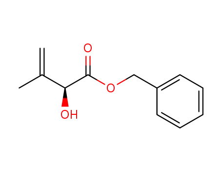 Molecular Structure of 157087-28-0 (3-Butenoic acid, 2-hydroxy-3-methyl-, phenylmethyl ester, (2S)-)