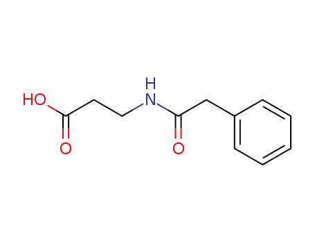Molecular Structure of 55154-47-7 (N-(2-Phenylacetyl)-beta-alanine)