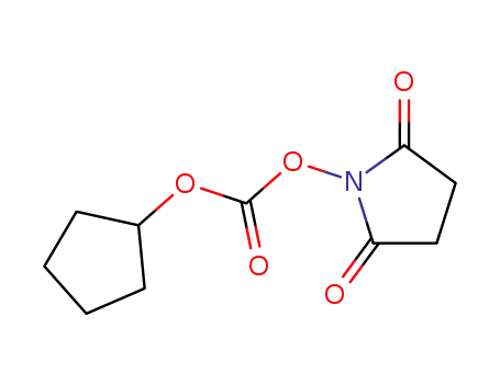 Molecular Structure of 128595-07-3 (N-(Cyclopentyloxycarbonyloxy)succinimide)