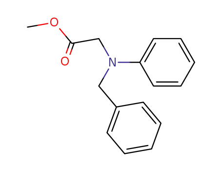 Molecular Structure of 137307-61-0 (N-BENZYLPHENYLGLYCINE METHYL ESTER)