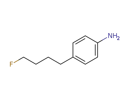 Molecular Structure of 803730-15-6 (Benzenamine, 4-(4-fluorobutyl)-)
