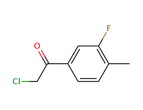 Ethanone, 2-chloro-1-(3-fluoro-4-methylphenyl)- (9CI)(627463-24-5)
