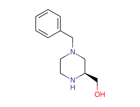 Molecular Structure of 149715-45-7 ((S)-4-benzyl-2-hydroxymethylpiperazine)