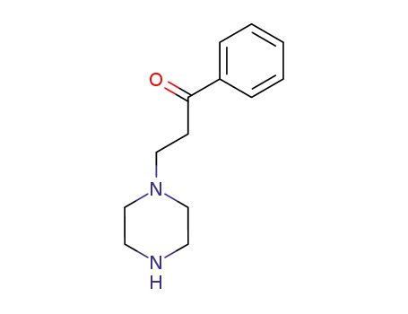 Molecular Structure of 84604-68-2 (3-(1-piperazinyl)propiophenone)