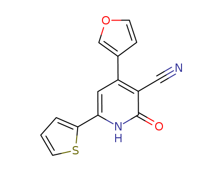 4-(furan-3-yl)-2-oxo-6-(thiophen-2-yl)-1,2-dihydropyridine-3-carbonitrile