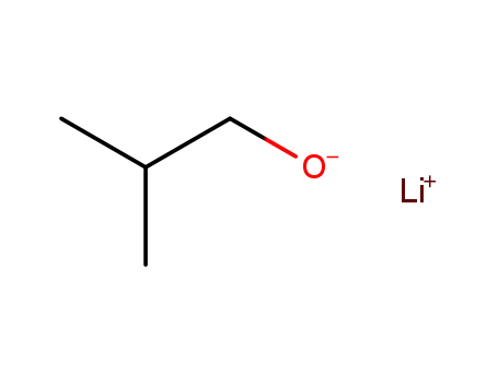 Molecular Structure of 4111-45-9 (1-Propanol, 2-methyl-, lithium salt)