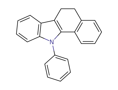 Molecular Structure of 18434-19-0 (5H-Benzo[a]carbazole, 6,11-dihydro-11-phenyl-)