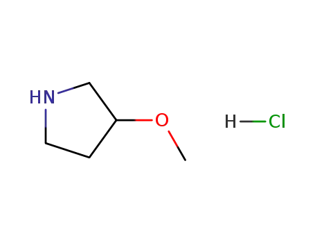 Molecular Structure of 136725-50-3 (3-METHOXY-PYRROLIDINE HYDROCHLORIDE)