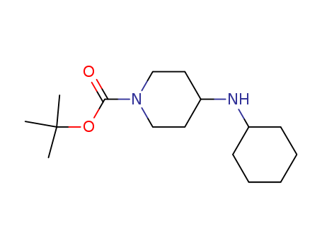 206274-13-7,1-BOC-4-CYCLOHEXYLAMINO-PIPERIDINE,tert-Butyl4-(cyclohexylamino)piperidine-1-carboxylate