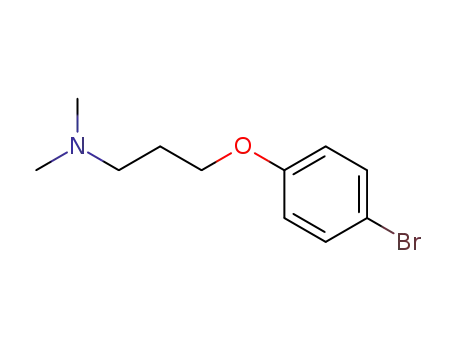 Molecular Structure of 76579-64-1 (3-(4-Bromophenoxy)-N,N-dimethylpropylamine)