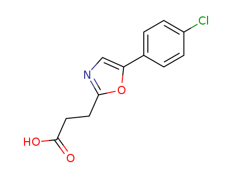 2-Oxazolepropanoicacid, 5-(4-chlorophenyl)-