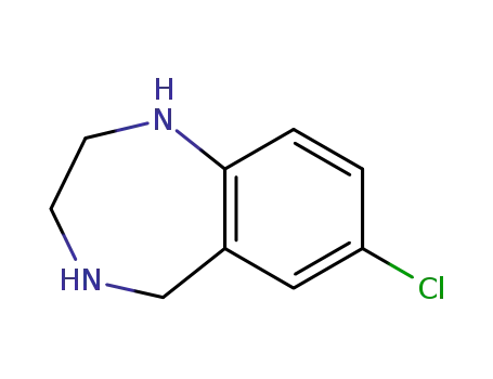 Molecular Structure of 57756-37-3 (7-CHLORO-2,3,4,5-TETRAHYDRO-1H-BENZO[E][1,4]DIAZEPINE)