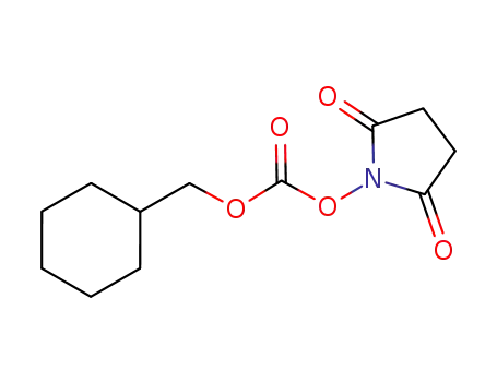 Molecular Structure of 922723-33-9 (N-succinimidyl carbonic acid cyclohexylmethyl ester)