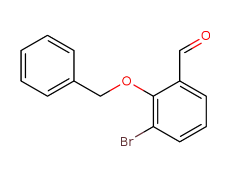 Molecular Structure of 120980-85-0 (2-BENZYLOXY-3-BROMOBENZALDEHYDE)
