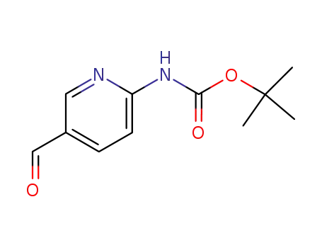 Molecular Structure of 199296-40-7 (TERT-BUTYL (5-FORMYLPYRIDIN-2-YL)CARBAMATE)