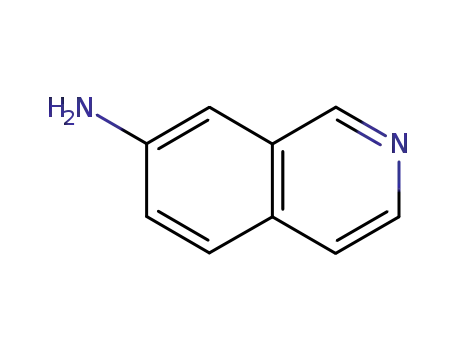 Molecular Structure of 23707-37-1 (7-Aminoisoquinoline)