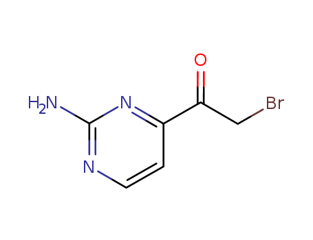 1-(2-Amino-4-pyrimidinyl)-2-bromo-ethanone