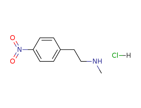 166943-39-1,N-Methyl-4-nitrophenethylamine hydrochloride,Benzeneethanamine,N-methyl-4-nitro-, monohydrochloride (9CI);N-(4-Nitrophenethyl)-N-methylaminehydrochloride;N-Methyl-4-nitrobenzeneethanamine hydrochloride;N-Methyl-p-nitrophenethylamine hydrochloride;