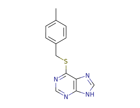 9H-Purine,6-[[(4-methylphenyl)methyl]thio]-