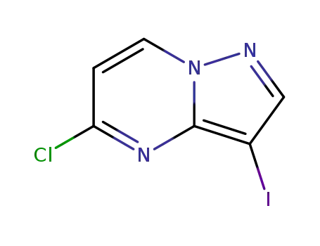 Molecular Structure of 923595-58-8 (5-Chloro-3-iodopyrazolo[1,5-a]pyrimidine)
