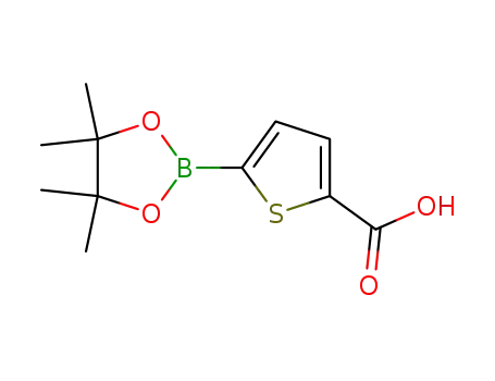Molecular Structure of 779335-05-6 (5-CARBOXYLTHIOPHENE-2-BORONIC ACID PINACOL ESTER)