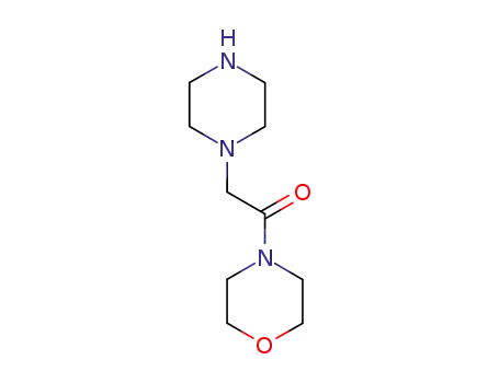 Molecular Structure of 39890-46-5 (4-[2-(PIPERAZIN-1-YL)-ACETYL]-MORPHOLINE)