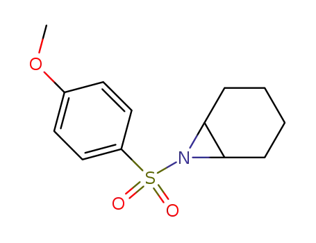 Molecular Structure of 198213-87-5 (7-Azabicyclo[4.1.0]heptane, 7-[(4-methoxyphenyl)sulfonyl]-)