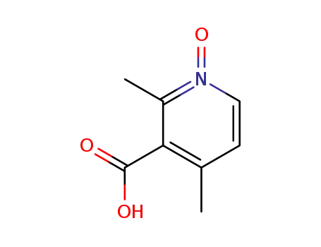 Molecular Structure of 372156-99-5 (2,4-DIMETHYLPYRIDINE-3-CARBOXYLIC ACID N-OXIDE)