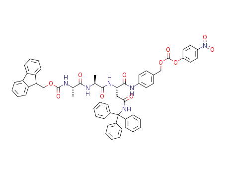 N<sup>α</sup>-Fmoc-Ala-Ala-Asn(N-trityl)-PABC-PNP