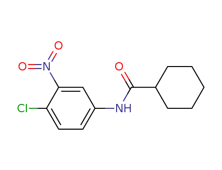 Molecular Structure of 458554-50-2 (N-{4-chloro-3-nitrophenyl}cyclohexanecarboxamide)