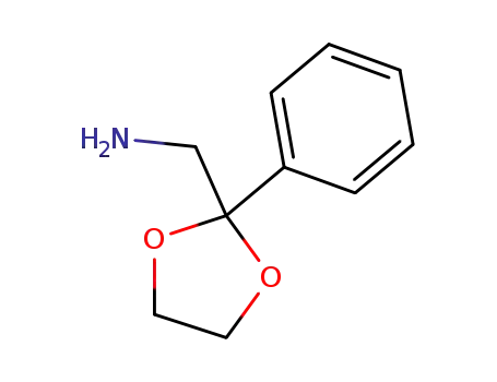 Molecular Structure of 32493-51-9 ((2-phenyl-1,3-dioxolan-2-yl)methanamine)