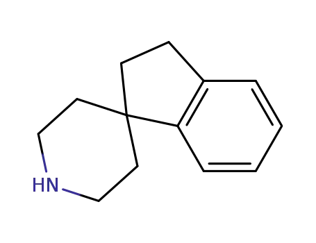 Molecular Structure of 428-38-6 (2,3-DIHYDROSPIRO[INDENE-1,4'-PIPERIDINE])