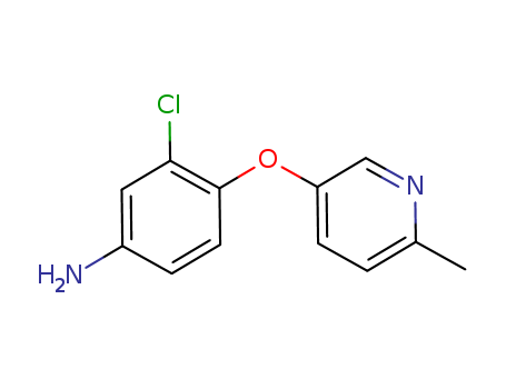 Benzenamine, 3-chloro-4-[(6-methyl-3-pyridinyl)oxy]-