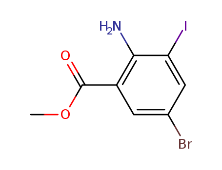 Benzoic acid,2-amino-5-bromo-3-iodo-, methyl ester(289039-83-4)