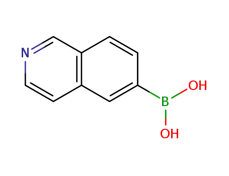 Molecular Structure of 899438-92-7 (6-Isoquinolinyl-boronic acid)