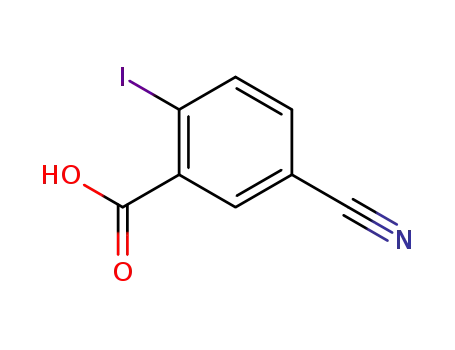 Molecular Structure of 219841-92-6 (5-Cyano-2-iodobenzoic acid)