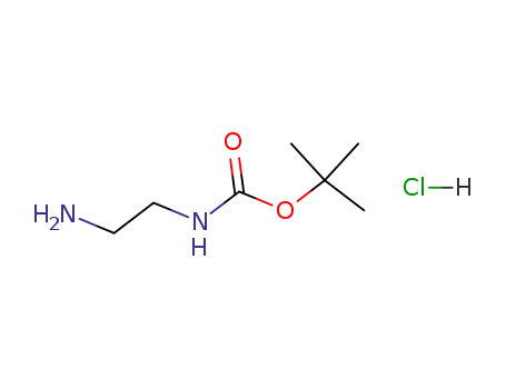 Molecular Structure of 79513-35-2 (N-BOC-ETHYLENEDIAMINE HYDROCHLORIDE)