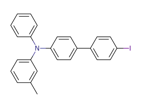 Molecular Structure of 195443-34-6 (N-(4'-Iodobiphenyl-4-yl)-N-(3-methylphenyl)aniline)