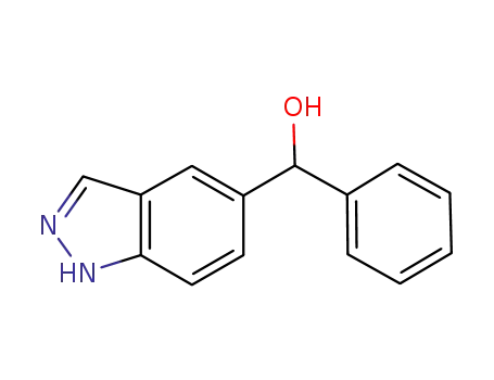 Molecular Structure of 1025762-64-4 ((1H-indazol-5-yl)(phenyl)methanol)