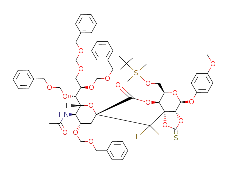 Molecular Structure of 1001847-22-8 (C<sub>64</sub>H<sub>77</sub>F<sub>2</sub>NO<sub>18</sub>SSi)