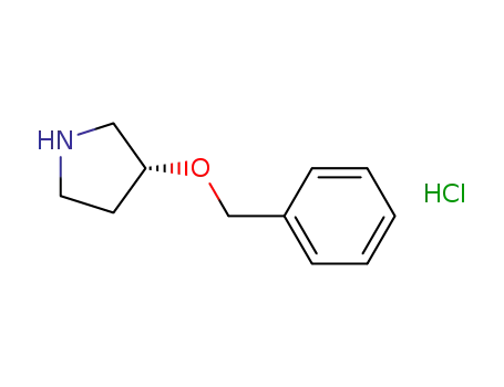 Molecular Structure of 927819-90-7 ((R)-3-BENZYLOXY-PYRROLIDINE HYDROCHLORIDE)