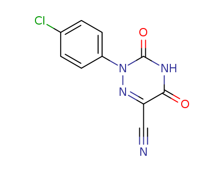 2-(4-Chlorophenyl)-3,5-dioxo-2,3,4,5-tetrahydro-1,2,4-triazine-6-carbonitrile