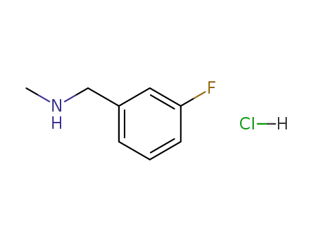 Molecular Structure of 90389-40-5 (N-METHYL-3-FLUOROBENZYLAMINE HYDROCHLORIDE)