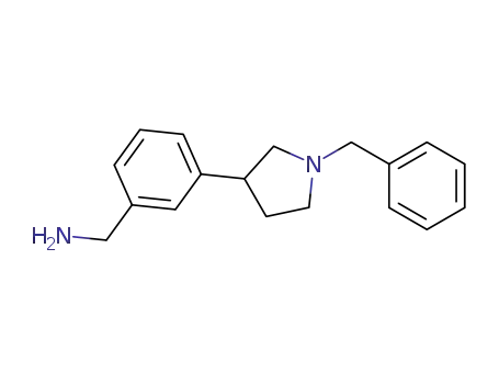 Benzenemethanamine, 3-[1-(phenylmethyl)-3-pyrrolidinyl]-